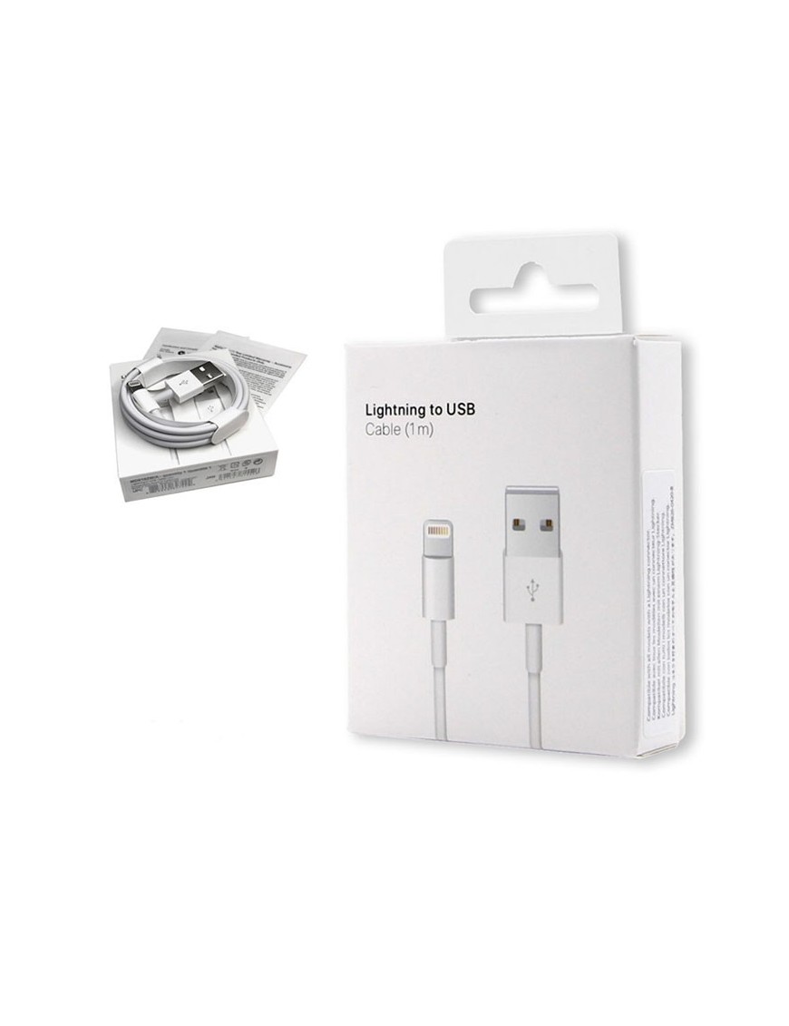 Câble USB C Original Apple, Charge et Synchronisation 1m - Blanc - Français