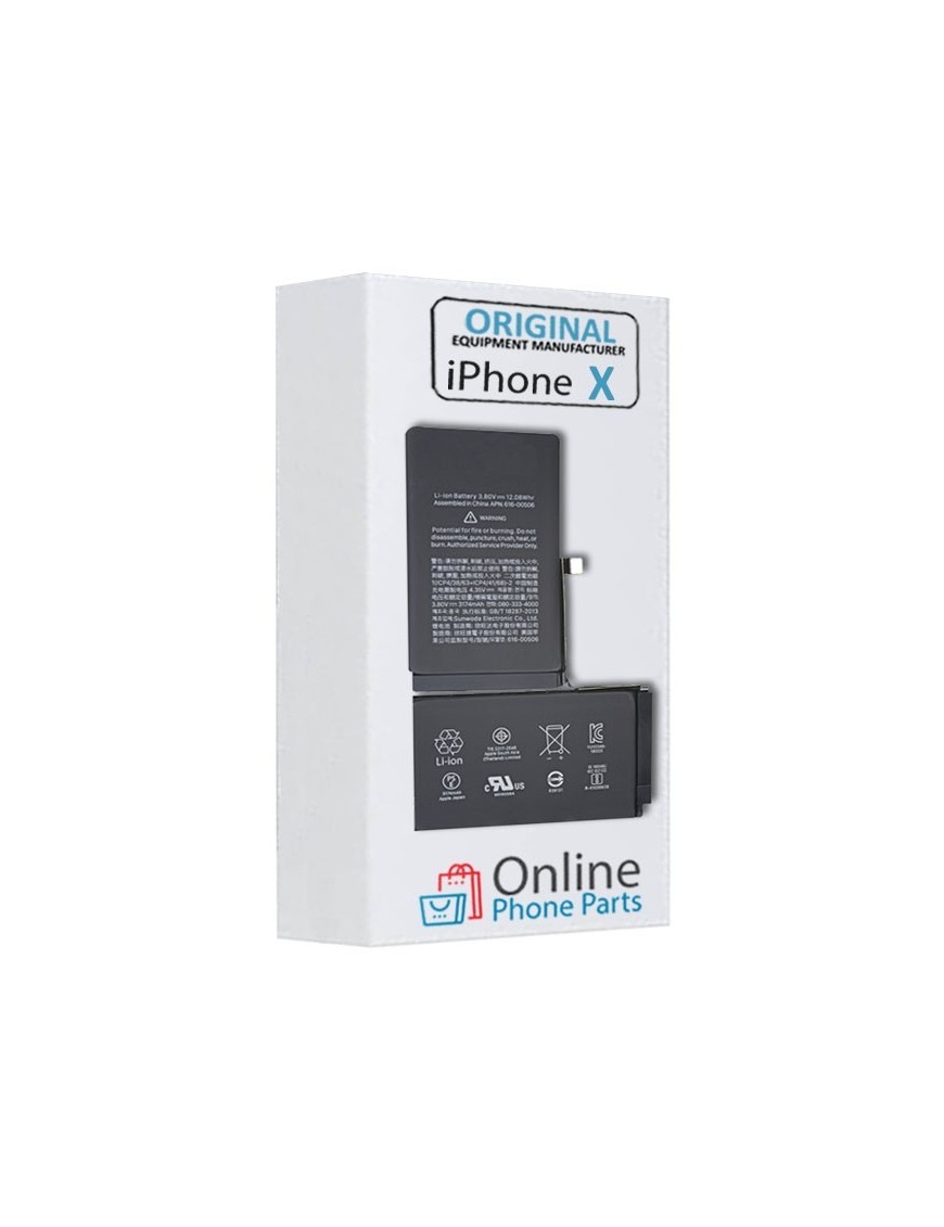 Apple iPhone X バッテリー100% Original Battery for Apple iPhone X by appleproductsfix.com